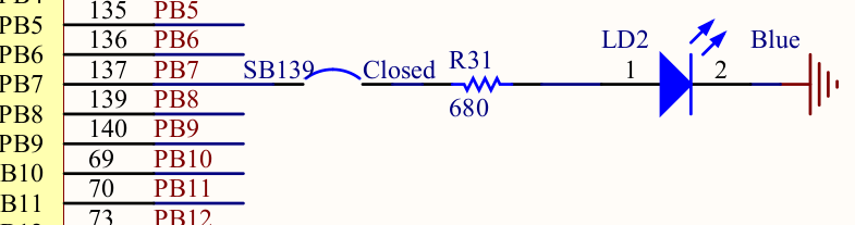 LED2 schematic pin